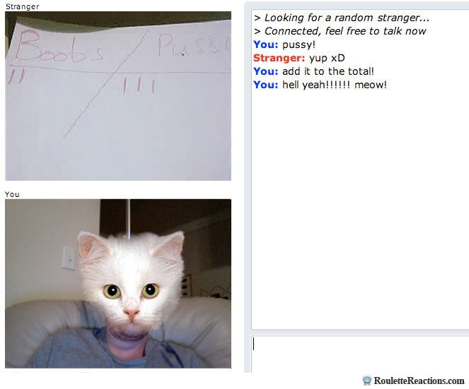 funny chatroulette pictures. Funny Chatroulette Reaction